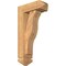 Ekena Millwork Funston Arts and Crafts Smooth Bracket w/ Offset Brace, Western Red Cedar, 5 1/2"W x 14"D x 26"H BKT0604X14X26FST03SWR - alternate 1